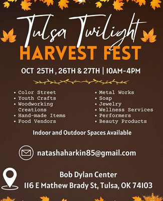 Tulas Harvestfest 10-26-27-24